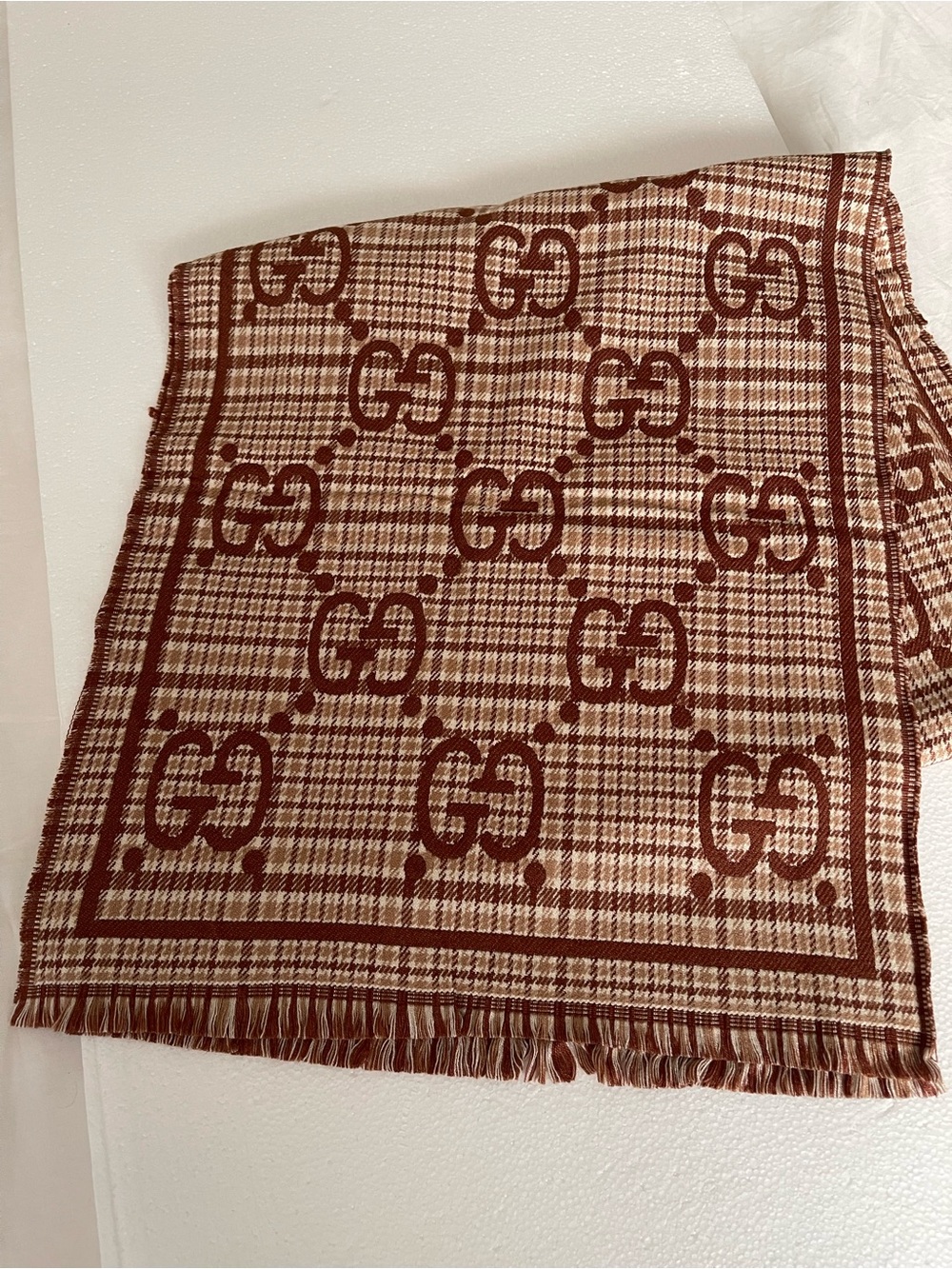 Gucci GG reversible jacquard scarf - Picture 5 of 9